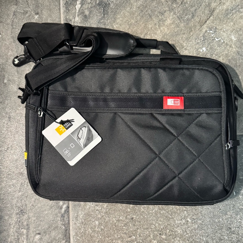 CaseLogic Black Laptop Bag NEW